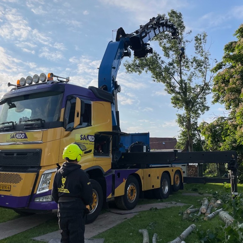 Loading crane